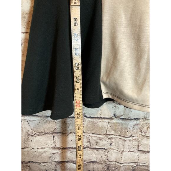 Wish Colorblock Dress Womens Medium Rust Orange A Line Retro Stretch Zip Up - Picture 10 of 14